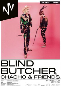 Affiche Blind Butcher + Chacho & Friends au NED